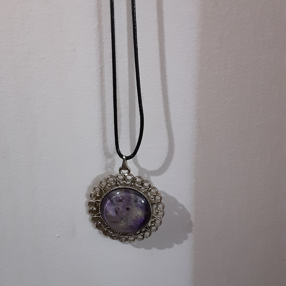 Purple  Necklace
